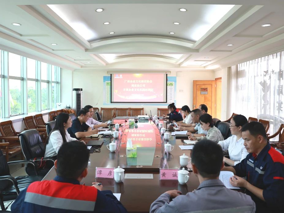 廣西企業(yè)文化建設(shè)協(xié)會(huì)專家組到來冶公司調(diào)研指導(dǎo)國企黨建+企業(yè)文化研究實(shí)踐教學(xué)站建設(shè)